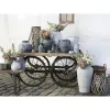 Gammal vagn med cykelhjul - Chic Antique