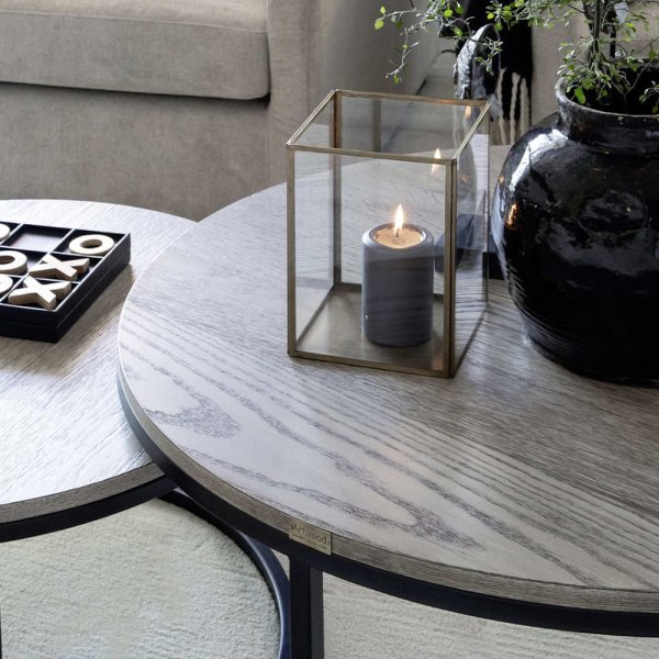 Soffbord 2-set, Mason, Antique grey - Artwood