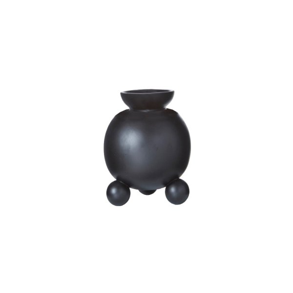 Candlestick Anya, Matt black - Wikholm Form