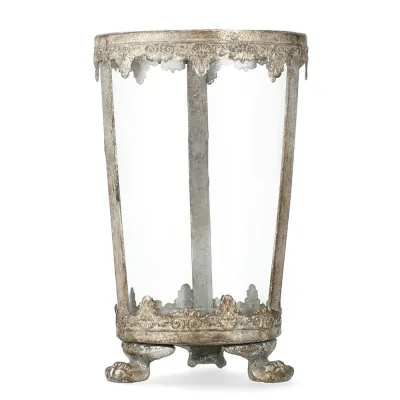 ljuslykta-markiz-på-tassar-i-glas-och-champagnefärgad-metall