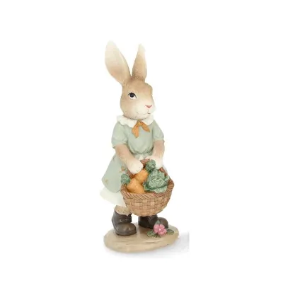 Decorative Mrs. Rabbit with carrot basket from A Lot Decoration