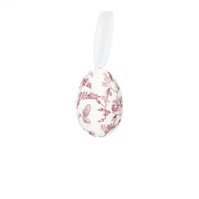 Pink hanging Easter egg with floral pattern from A Lot Decoration