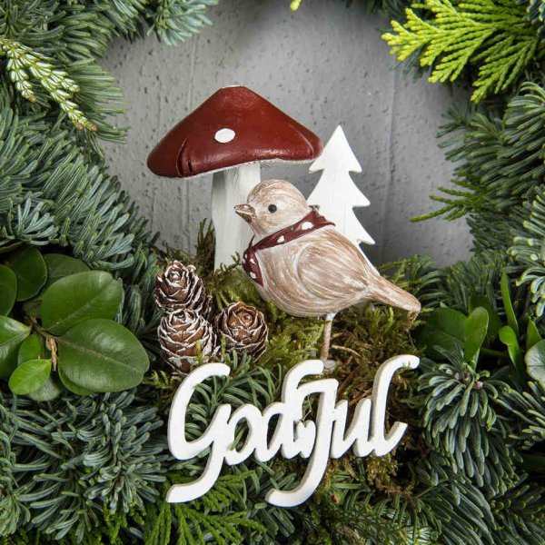 Christmas tree for decoration, white, two sizes - A lot Decoration
