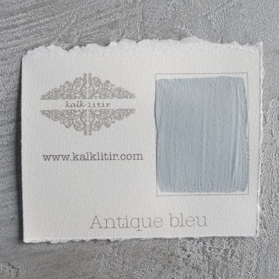 Färgprov Antique Bleu - Kalklitir