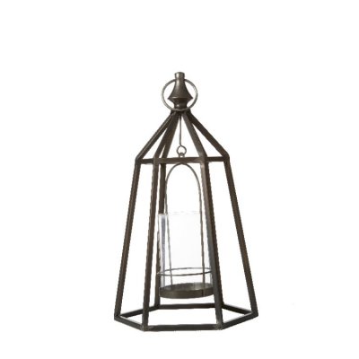Juli tealight lantern, black, 42 cm - Wikholm Form