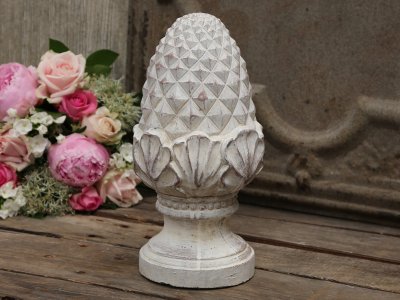 Kotte h 30 cm, antique creme - Chic Antique