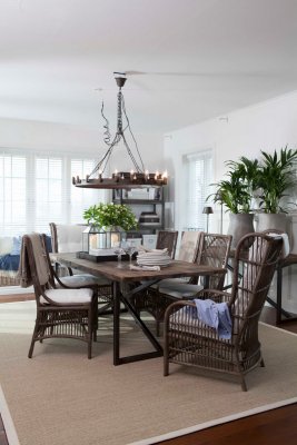 Ceiling lamp Crown Ø165 cm, Antique Iron - Artwood