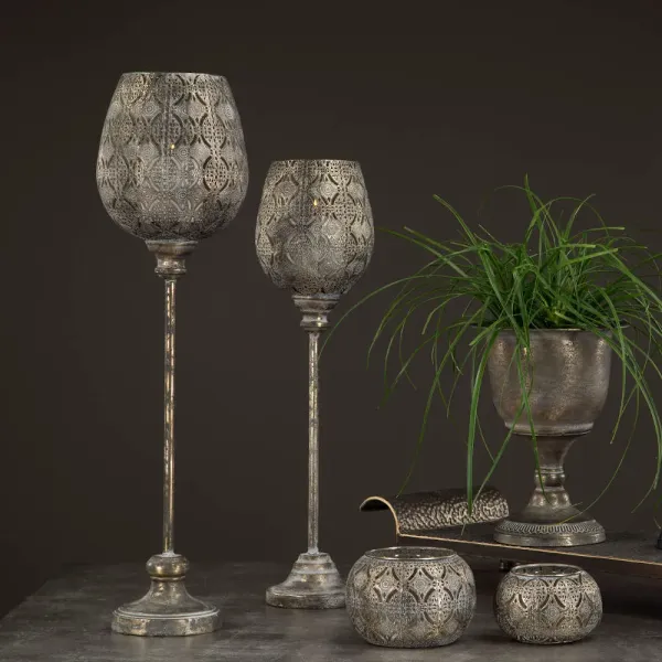 Ljuslykta Dalia guldbrun – A Lot Decoration