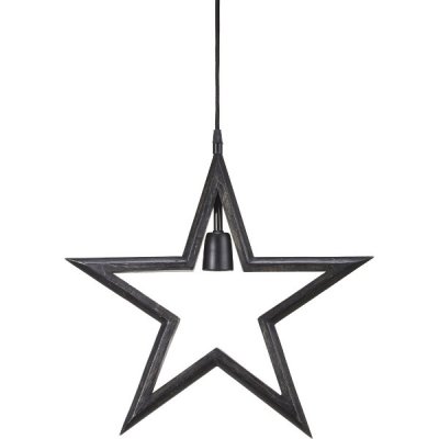 Stjärna Farm star, 45 cm, svart - Pr Home
