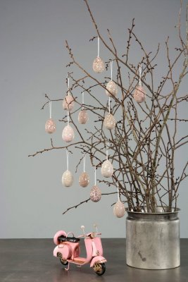 ägg-att-hänga-rosa-toner