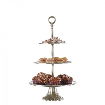 Carter Cake Stand, H65 cm, Aluminium - Affari