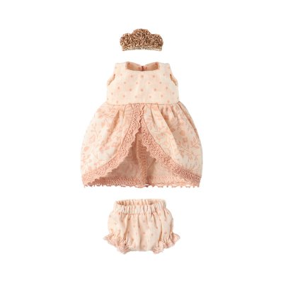 Prinsessklänning Micro & Mus, rosa - Maileg