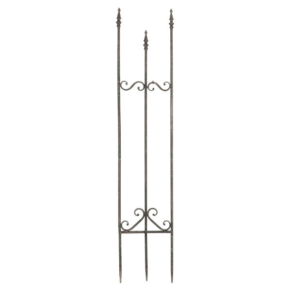 Espalier metal, H117 cm, Greyish Brown - A lot decoration