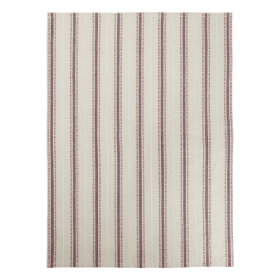 Kitchen Towel Aix Christmas Stripes Linen and Red - Chic Antique