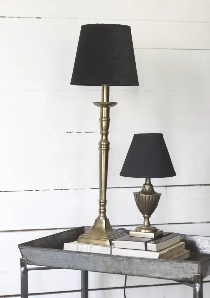 Lampfot Salong, H53 cm, Antikmässing - Pr Home