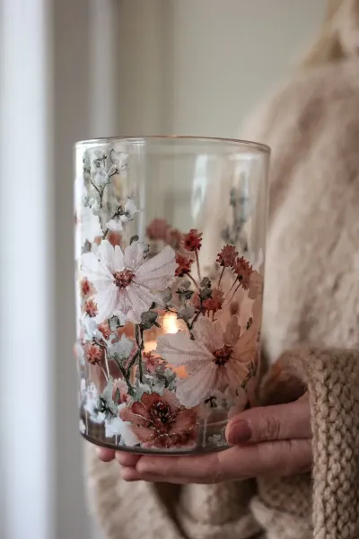 Lantern/Vase Autumn Anemone – Majas Cottage