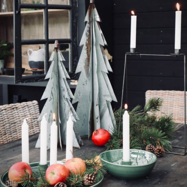 Tin tree Moheda, H49 cm, grey - I Am Interior