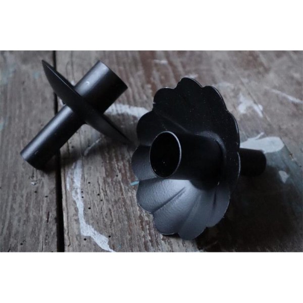 Candle Holder Gullan for bottle, Black - I am interior