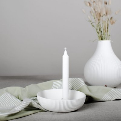 candlestick-lidatorp-jubilee-small-white
