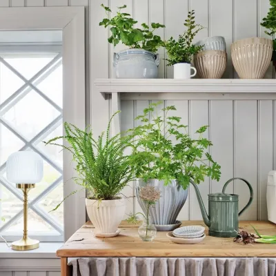 kruka-anna-Ø17cm-med-fat-krämvit