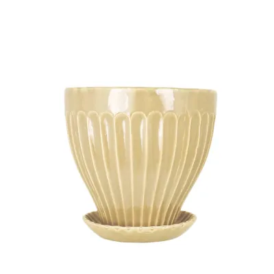 kruka-anna-Ø21cm-med-fat-krämgul