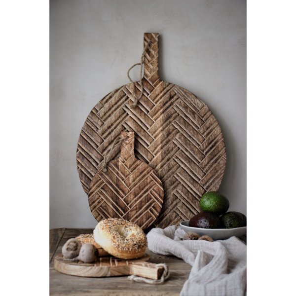 Skärbräda Herringbone, 27x20 cm, mango - Majas Cottage