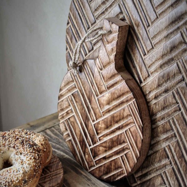 Skärbräda Herringbone, 27x20 cm, mango - Majas Cottage