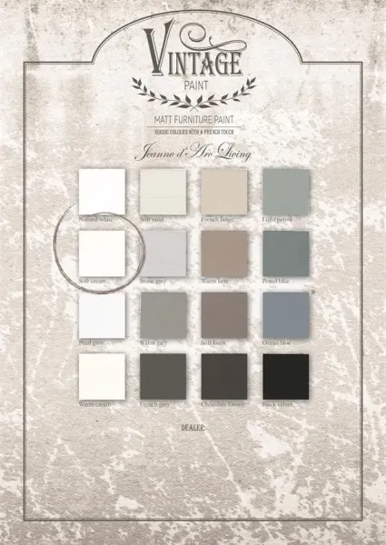 Chalk Paint Soft cream, 100 & 700 ml - Vintage Paint