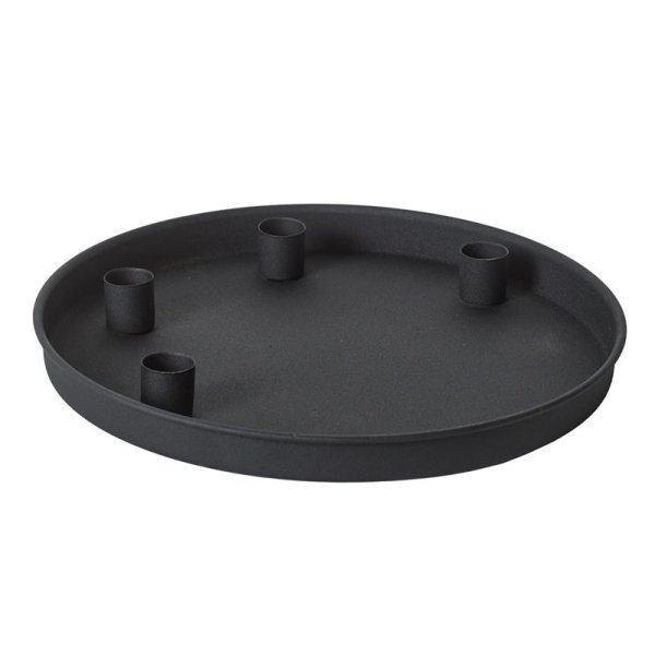 Ljusstake Sara, 4 ljus, svart - I am interior