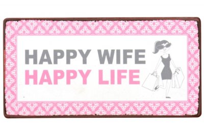 Magnet Happy wife, happy life - Ib Laursen