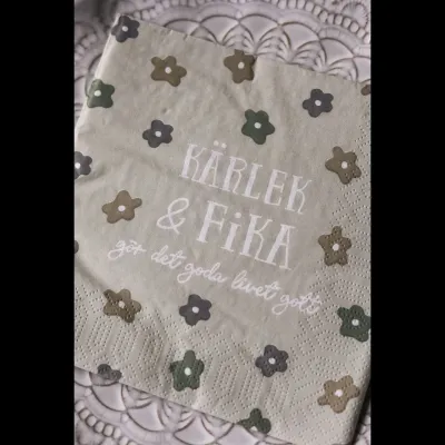 paper-napkin-kärlek-&-fika-beige-20pcs