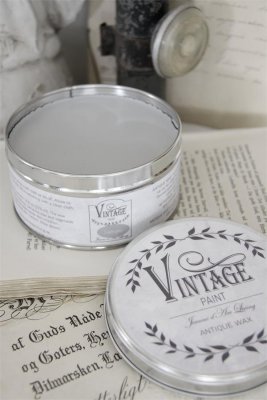 Vintage vax, ljusgrå 300ml - Vintage Paint