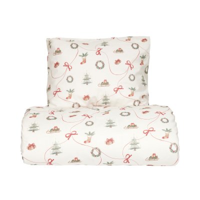 Bäddset Tindra Flanell Offwhite 150x210 cm – Fondaco