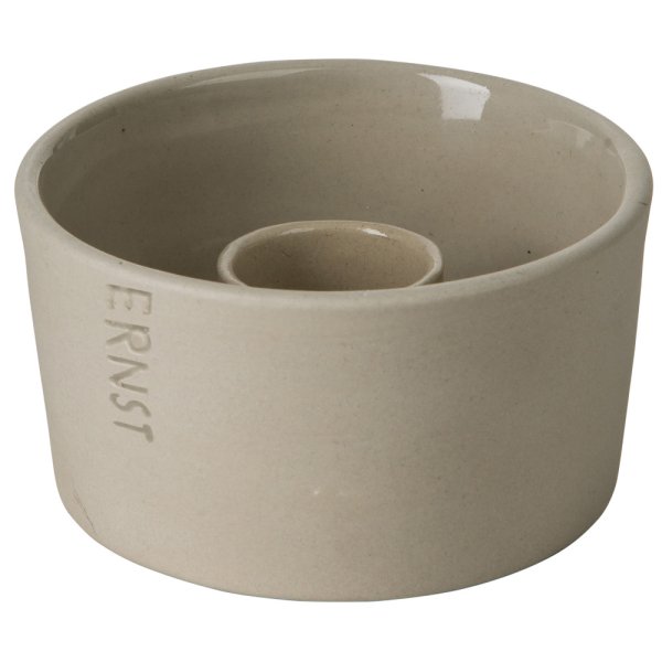 Ljusstake Skål för Kronljus, beige - ERNST