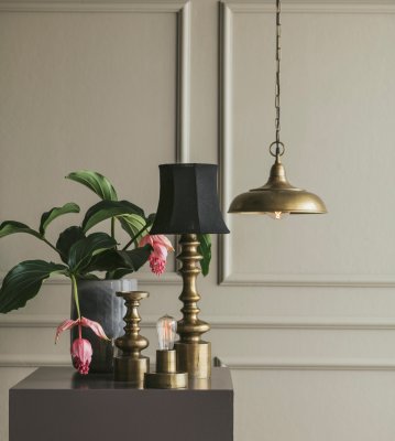 Ceilinglamp Philadelphia, raw brass - PR Home