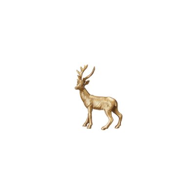 decoration-deer-gold