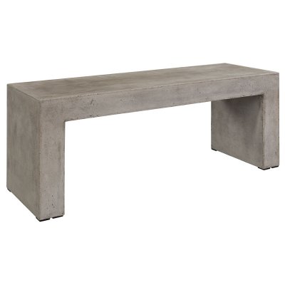 Bänk Ansei U, Concrete grey - Artwood