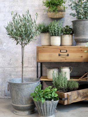 Konsollbord 2 lådor, 2 hyllor - Chic Antique