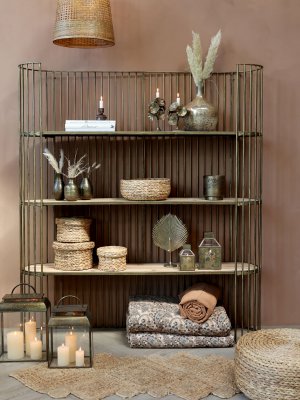 Bokhylla-antikmässing-chic-antique