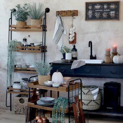 black-metal-shelf-for-wall-with-wooden-baskets