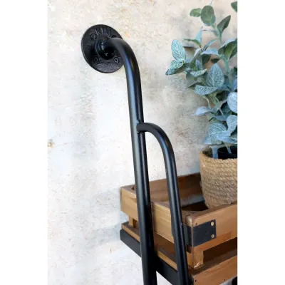 black-metal-shelf-for-wall-with-wooden-baskets