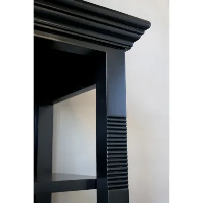 book-shelf-in-black-wood-with-open-shelves-and-doors-underneath