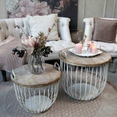 set-of-coffeetables-with-antique-white-stand-and-wooden-top