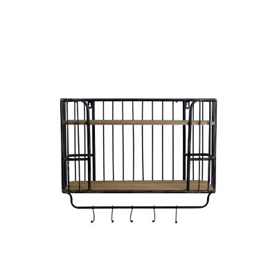 wall-shelf-5-hooks-chic-antique