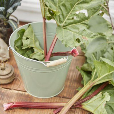 plåthink-i-lackad-grön-metall-med-trähandtag