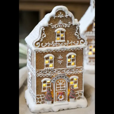 pepparkakshus-no.4-med-led-brun-från-chic-antique