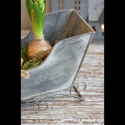 juldekoration-kälke-antik-zink-från-chic-antique