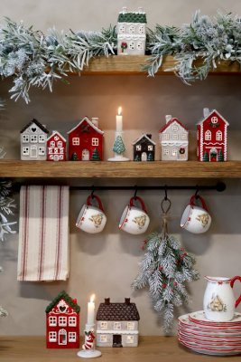 Candle Lantern House Chamonix Cherry - Chic Antique