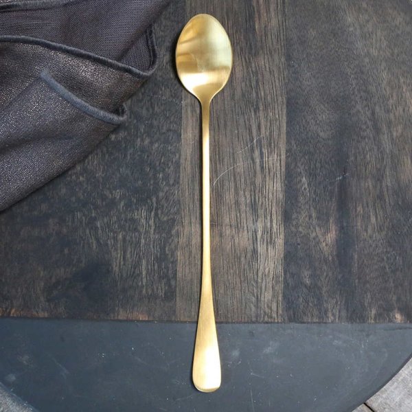 Latte spoon Nordique, Gold - Chic Antique