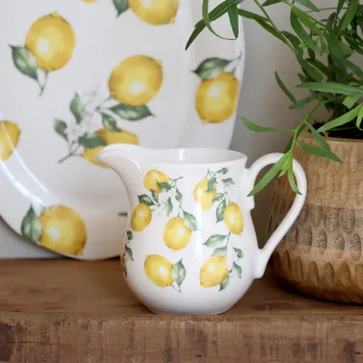 Maison Citron milk jug from Chic Antique on a kitchen counter